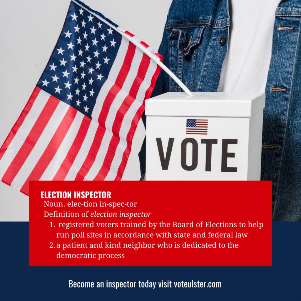 Be An Election Inspector Ulster County Board of Elections