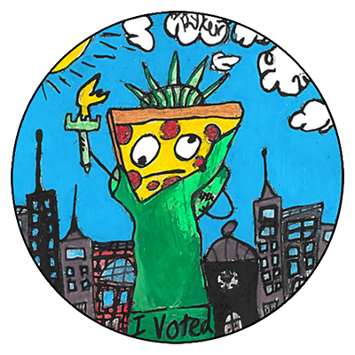 I Voted Contest Sticker Winner 2025