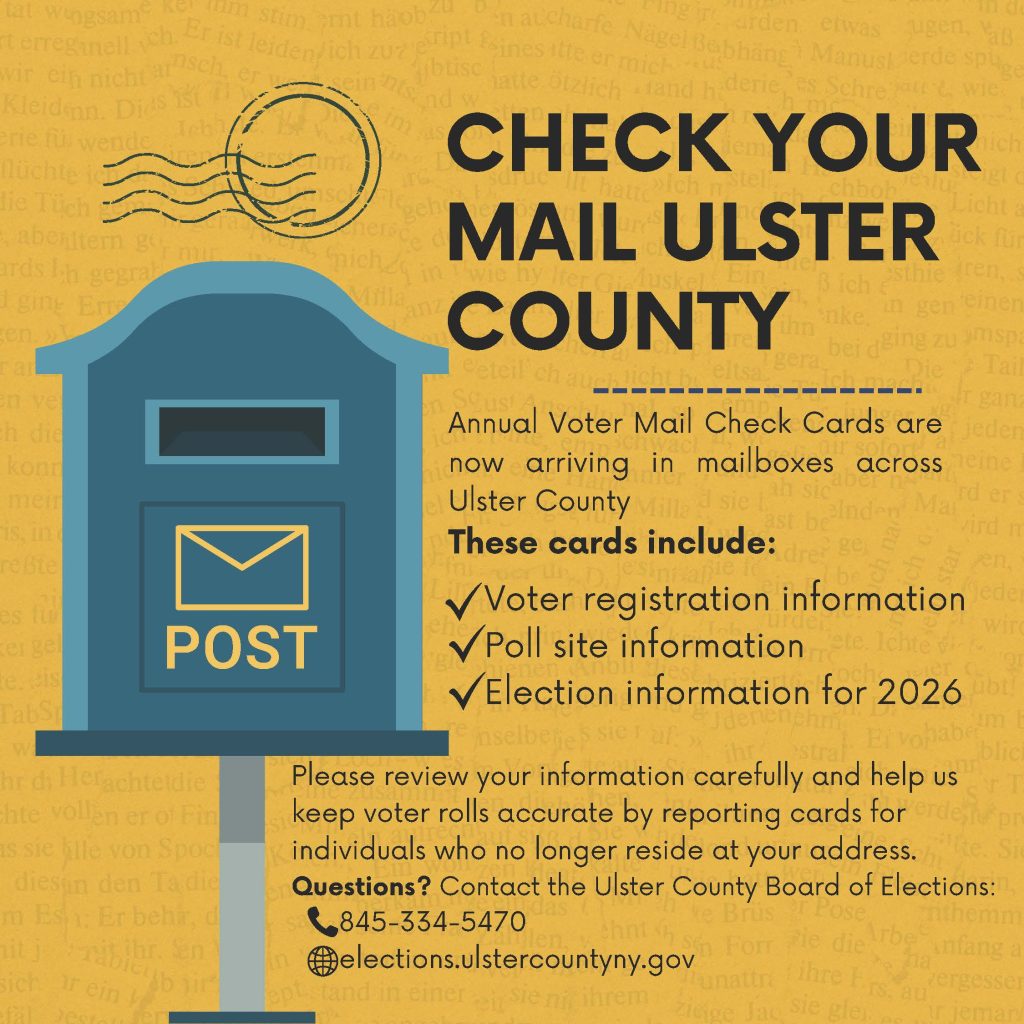Mail Check Card information